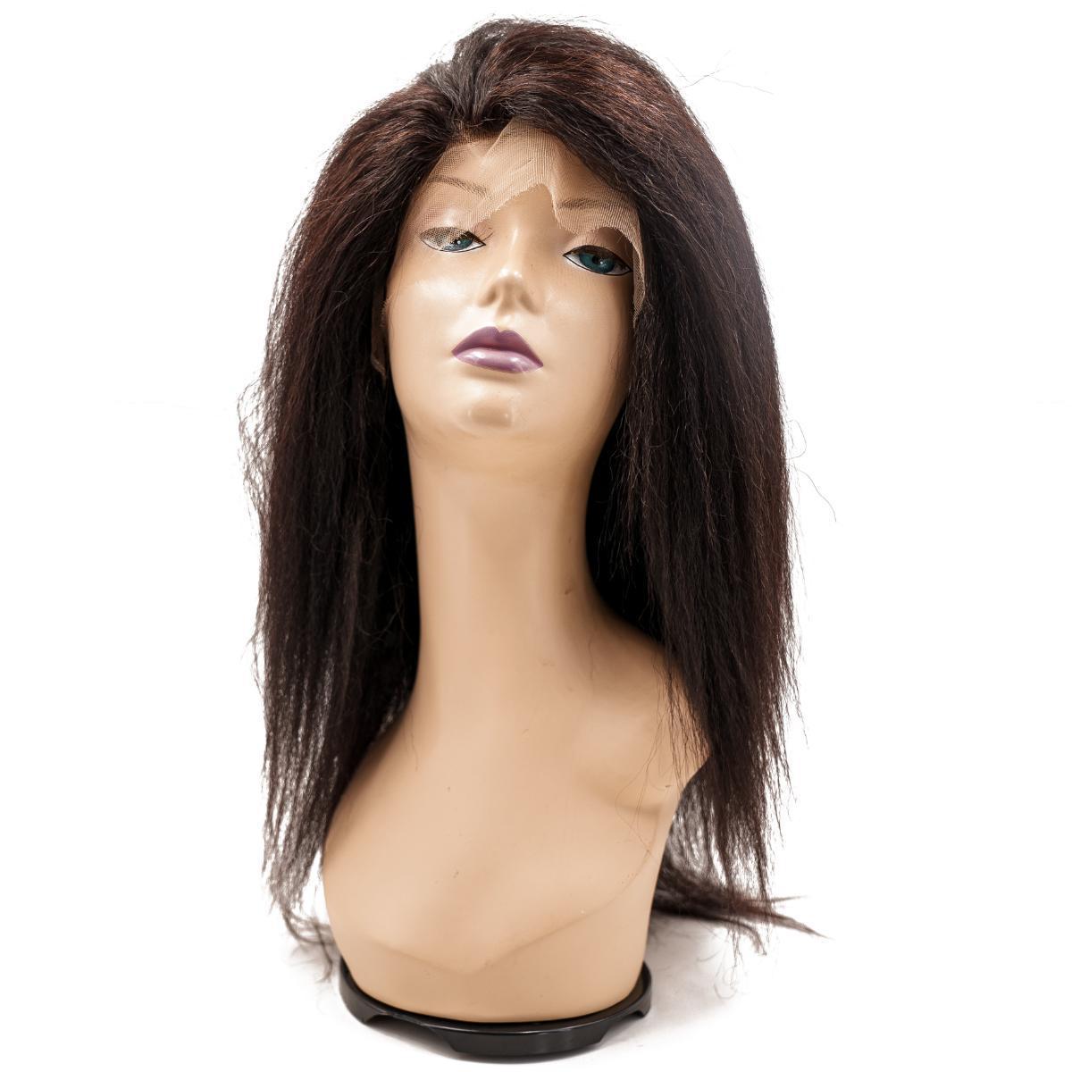 Kinky Straight Skin Polyurethane Medical Wig